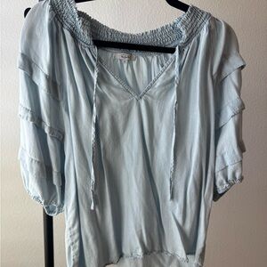 Rails Light Blue Women's Top